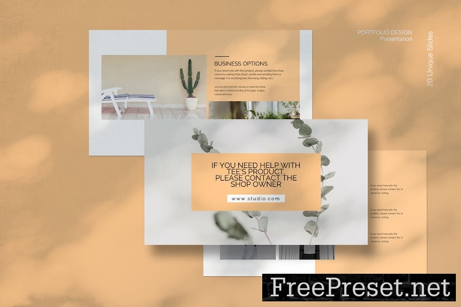 Creative Portfolio Presentation Template XZCC6ZR