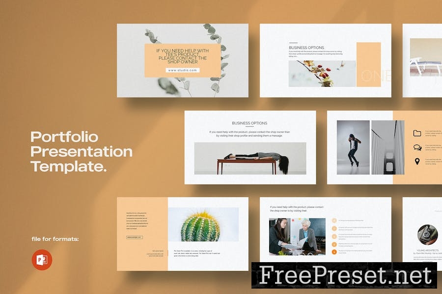 Creative Portfolio Presentation Template XZCC6ZR