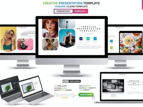 Creative Powerpoint Presentation Template FAGNFJZ