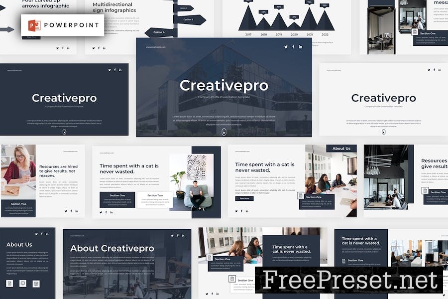 Creativepro - Company Profile Powerpoint Template