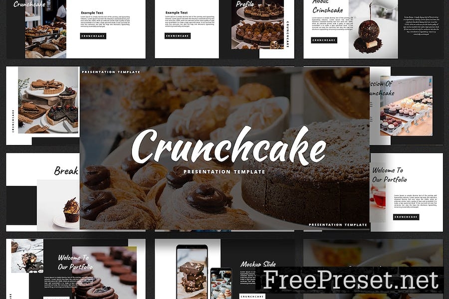 Crunchcake - Google Slides Template VH38J7S