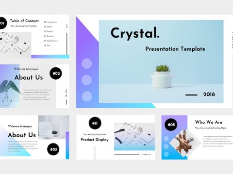 Crystal Agency Google Slides Presentation MGM7A7