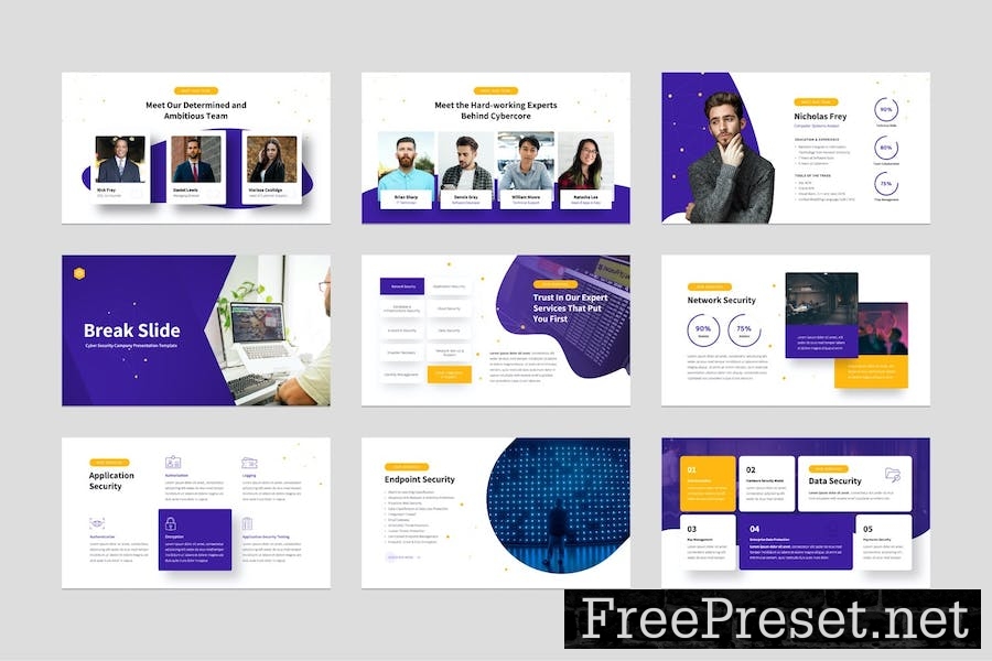 Cyber Security Company PowerPoint Template