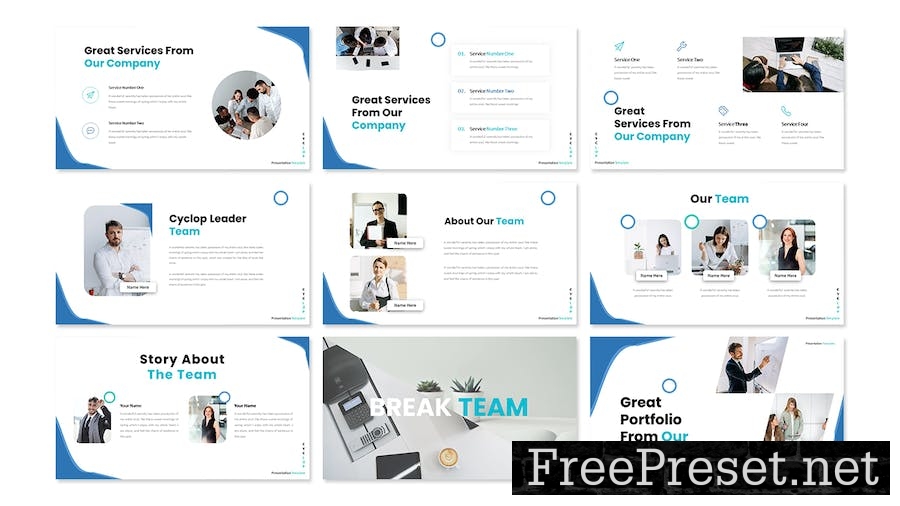 Cyclop - Business Presentation Keynote Template SLV7G2K