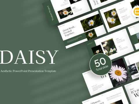 Daisy Aesthetic Google Slides Template