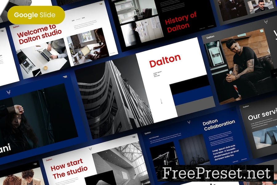 Dalton - Business Google Slide Template 994A9JV