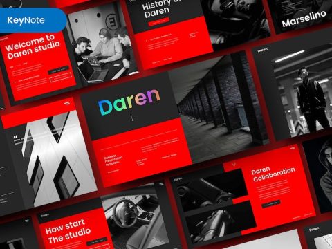 Daren – Business Keynote Template LPRAVNG