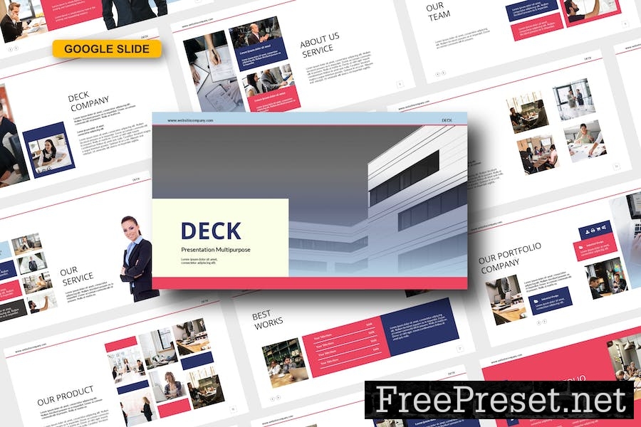 Deck Google Slide Template