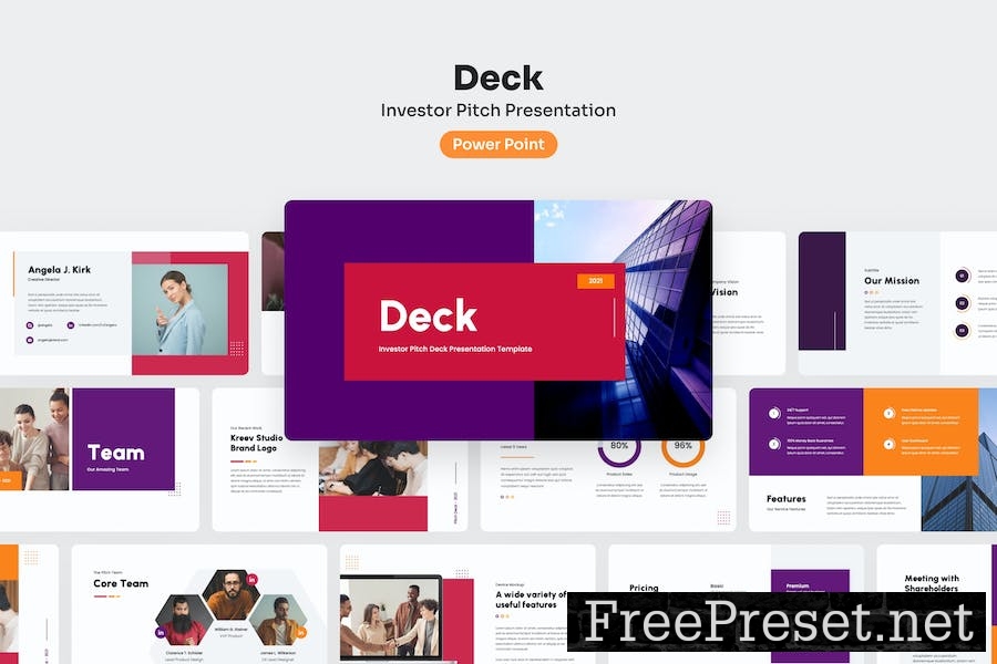 Deck - Investor Pitch PowerPoint Presentation 3ZMG2UX