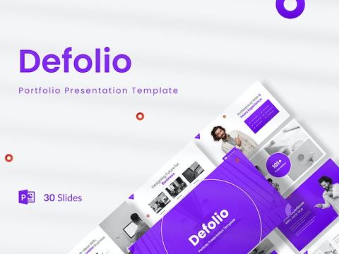 Defolio - Portfolio Presentation PowerPoint PHY5BZH