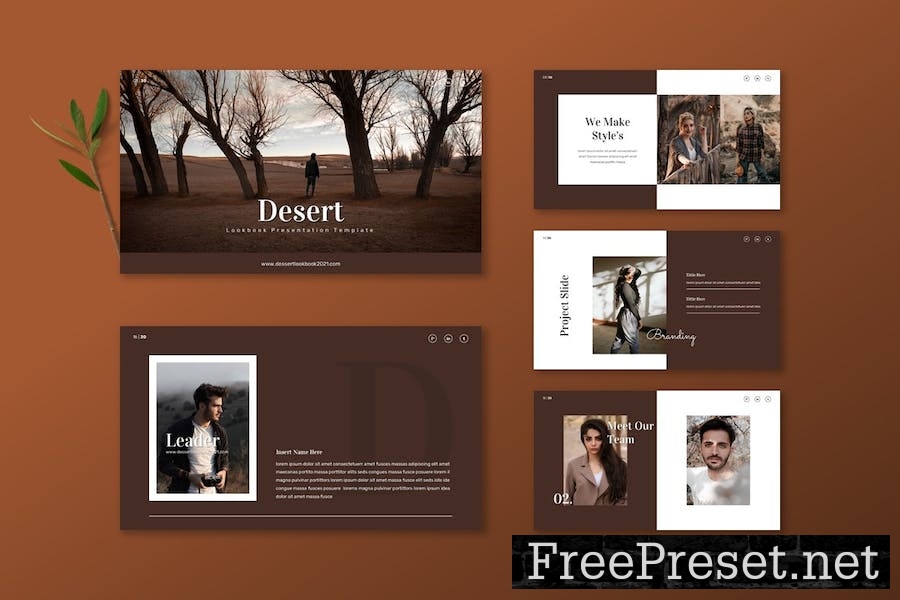 Desert - Google Slide Template N2LGHBT