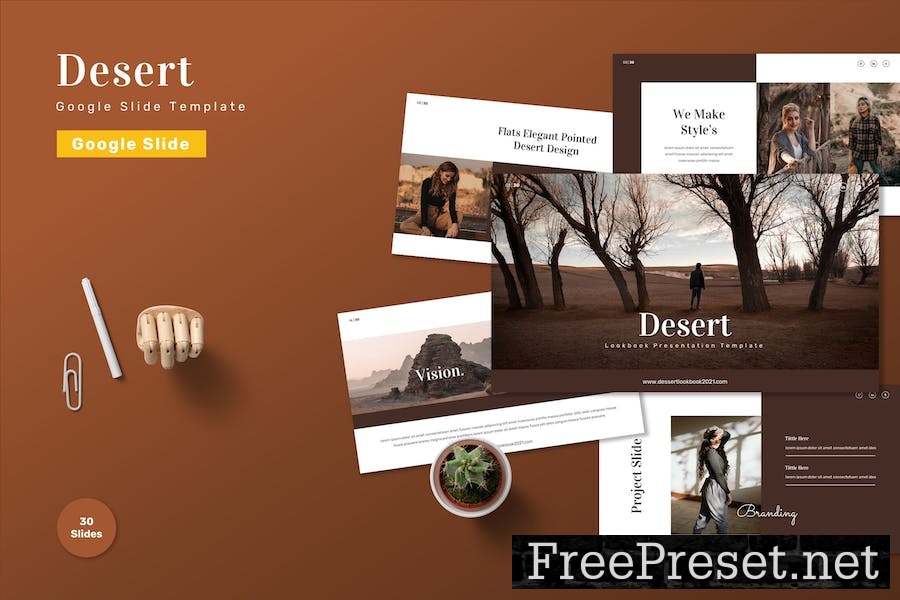 Desert - Google Slide Template N2LGHBT