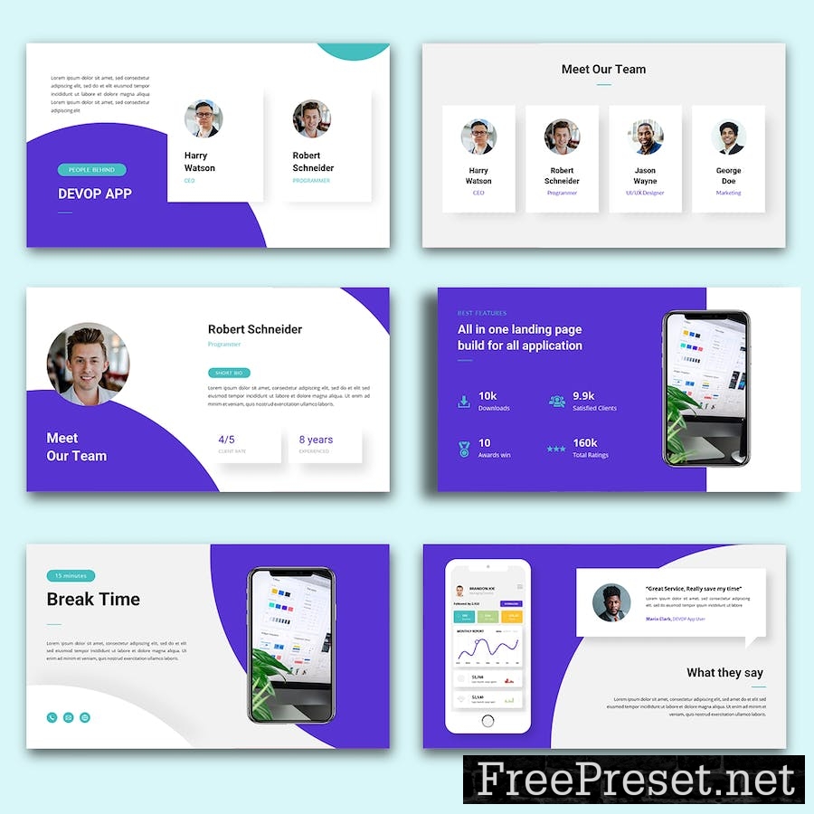 DEVOP – Mobile App Keynote Template