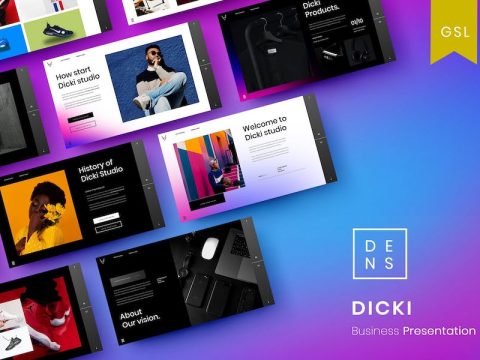 Dicki - Business Google Slide Template RYFLPF6