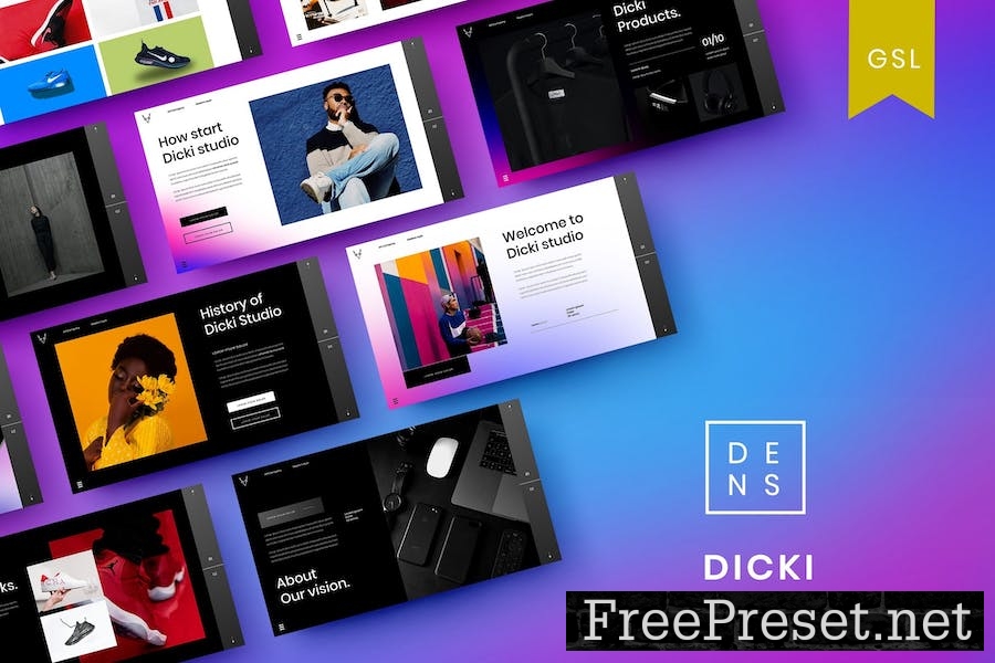 Dicki - Business Google Slide Template RYFLPF6