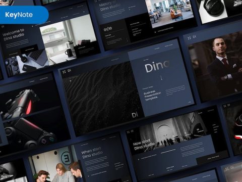 Dina – Business Keynote Template XASNPVB