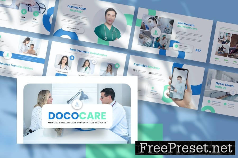 Dococare - Medical & Healthcare PowerPoint FZJGP8C
