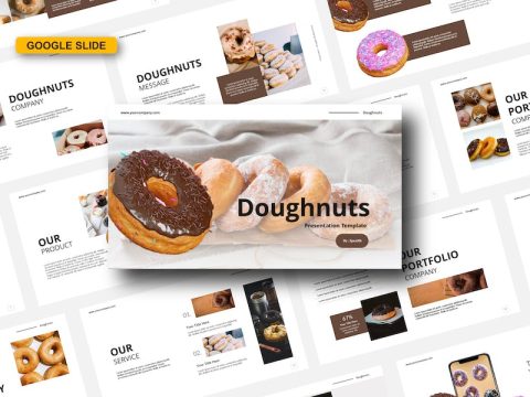 Doughnuts Google Slide Template R663WFV