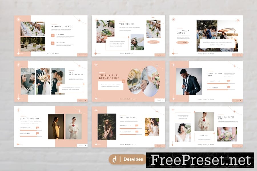 Dragoste Wedding Planner Google Slides