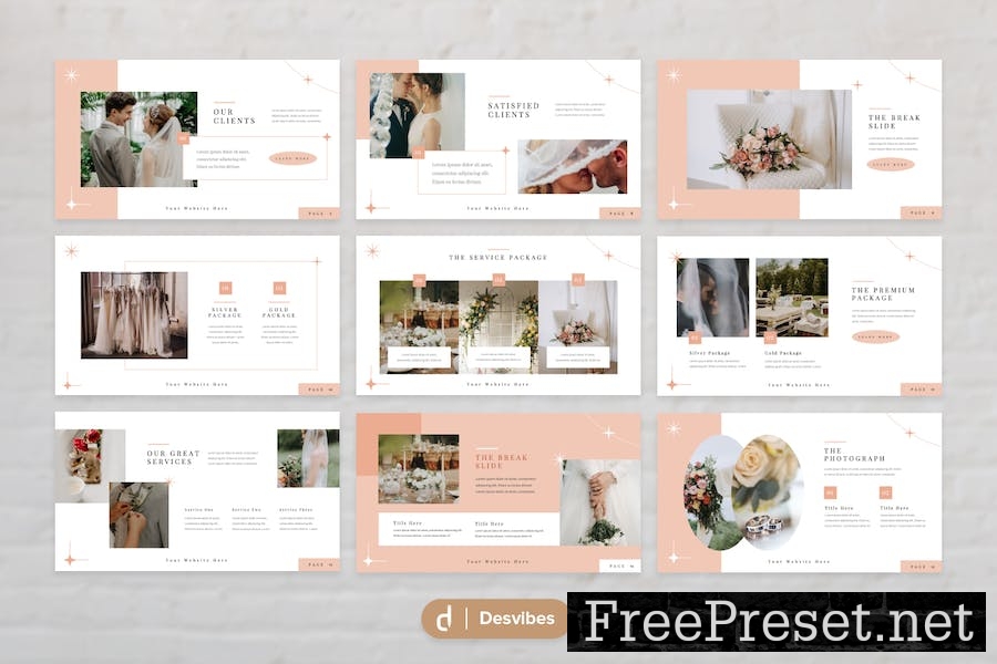 Dragoste Wedding Planner Google Slides