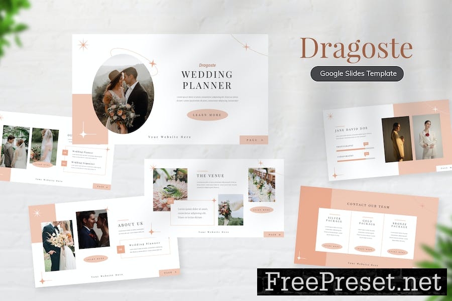 Dragoste Wedding Planner Google Slides