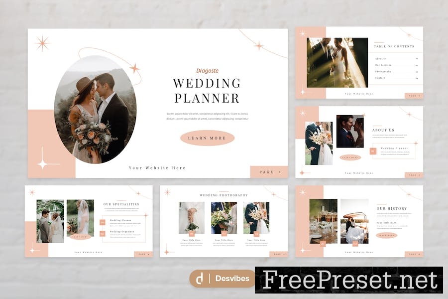 Dragoste Wedding Planner Powerpoint EEHUFBV