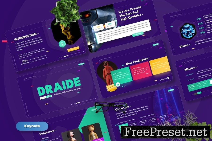 Draide - Multipurpose Keynote Template SCEVU8B