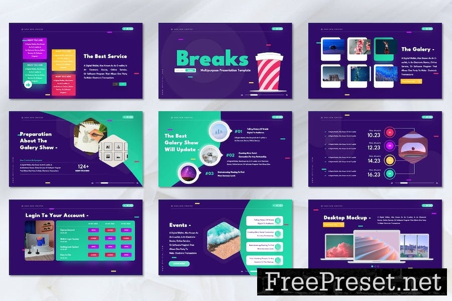 Draide - Multipurpose Powerpoint Template EAXW74J