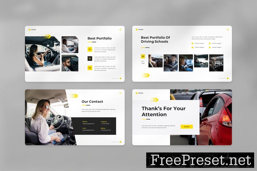 Drivero - Driving School Keynote Template