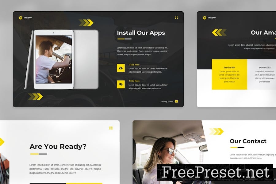 Drivero - Driving School Keynote Template
