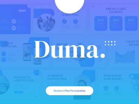 Duma - Business Plan PowerPoint Template