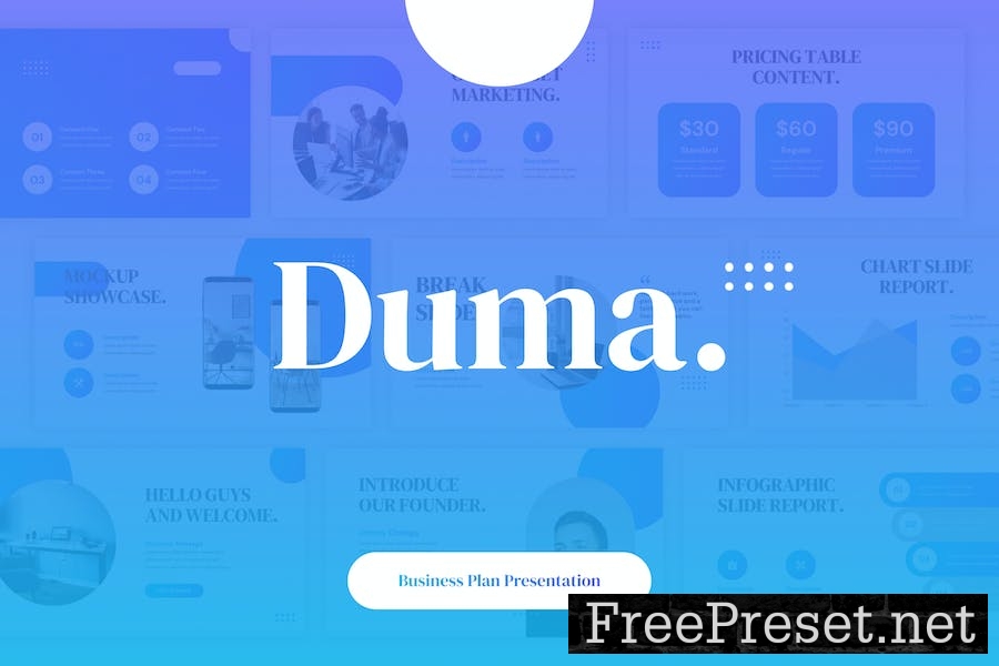 Duma - Business Plan PowerPoint Template