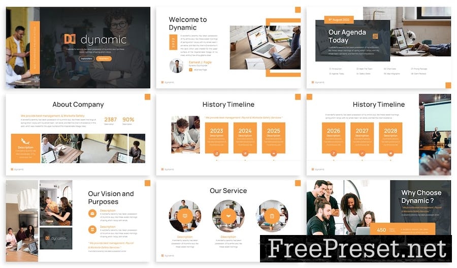 Dynamic - Multipurpose Google Slides Template MEW288Y