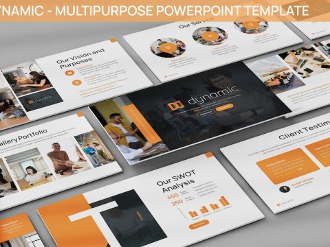 Dynamic - Multipurpose Powerpoint Template D45SK7G