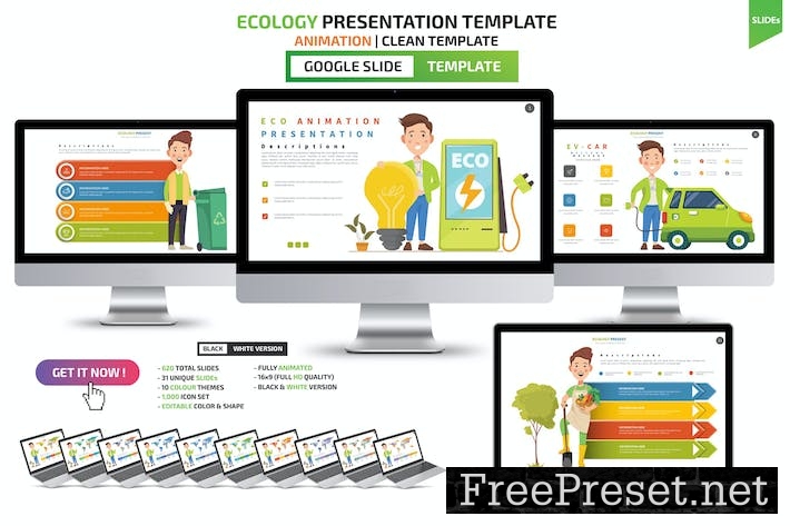 Ecology Google Slides Presentation Templates JQZMTTC