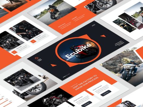 Ecubike - Motorcycle Google Slide Template