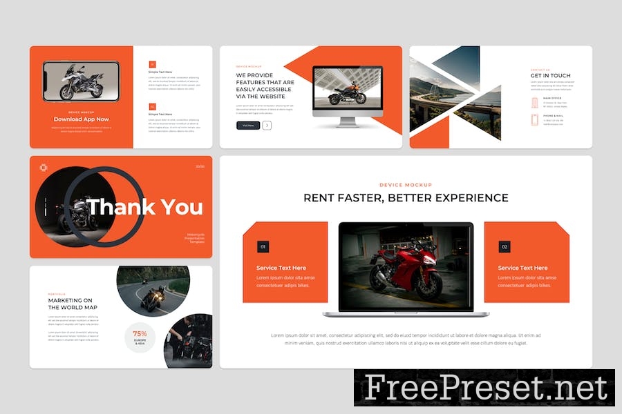 Ecubike - Motorcycle Keynote Template
