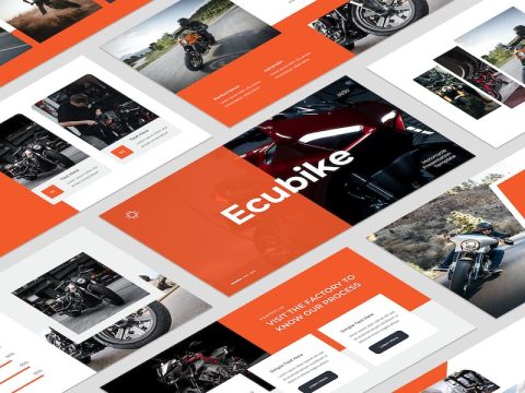 Ecubike - Motorcycle Keynote Template