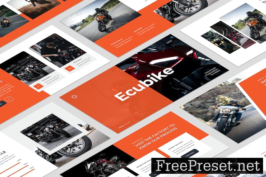 Ecubike - Motorcycle Keynote Template