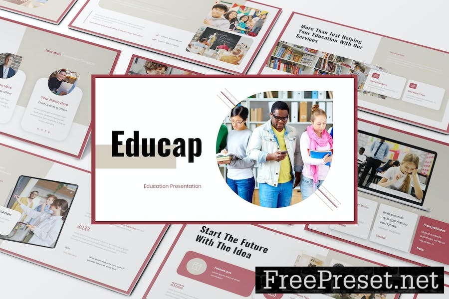 Educap Education Presentation Keynote Template J5K8ARL