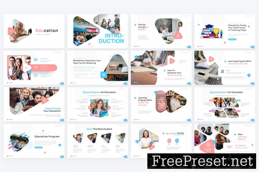 Education Creative PowerPoint Template EJRVEQX