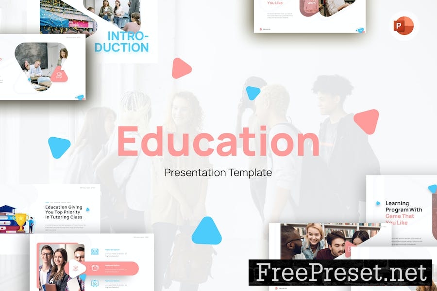 Education Creative PowerPoint Template EJRVEQX