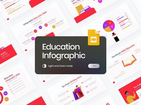 Education Infographic Google Slides Template XCPMVH4