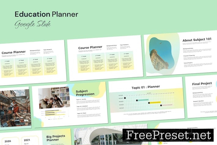 Education Planner - Powerpoint U2CMYFN