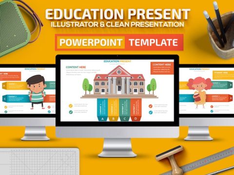 Education Powerpoint Slides Template PM38UWB