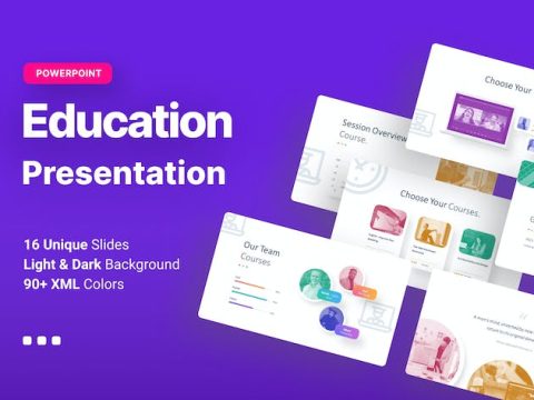 Education PowerPoint Template 47AT7CW