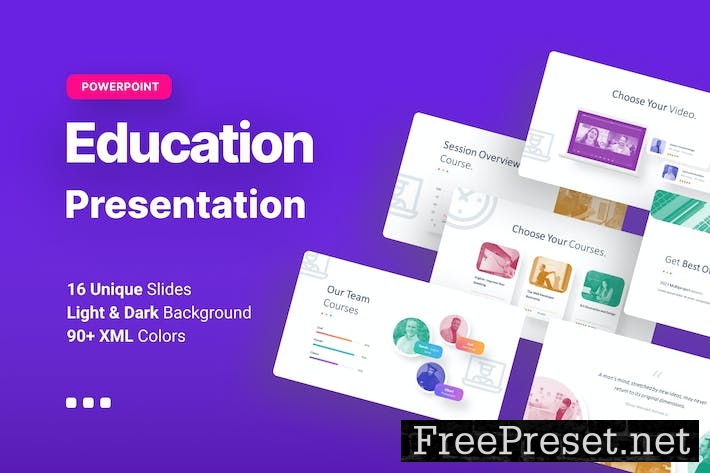 Education PowerPoint Template 47AT7CW