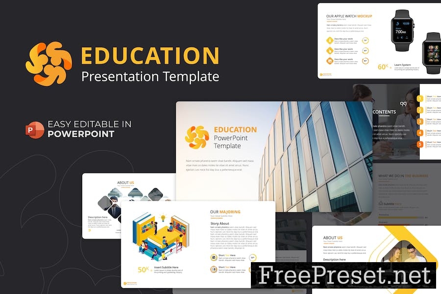 Education PowerPoint Template H47KY6R