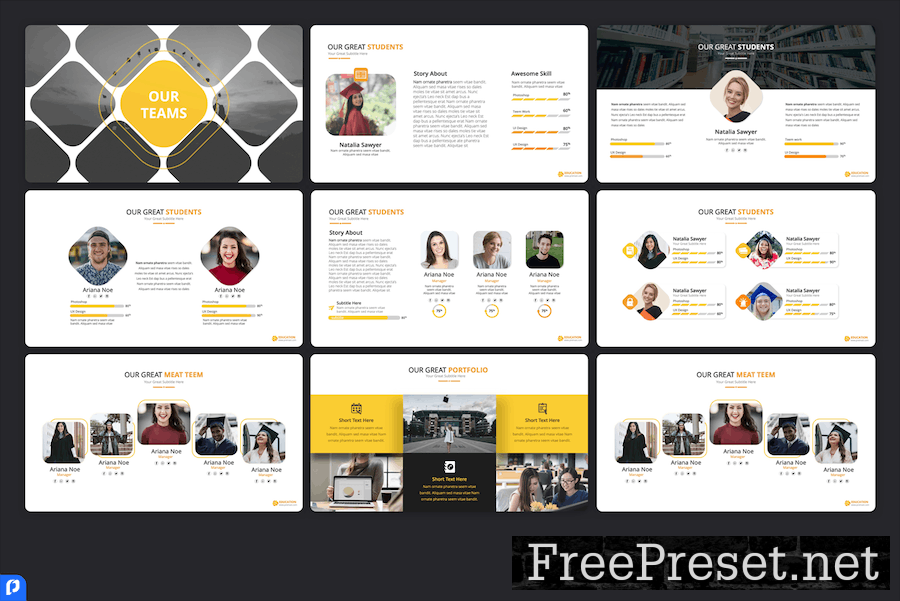 Education PowerPoint Template H47KY6R