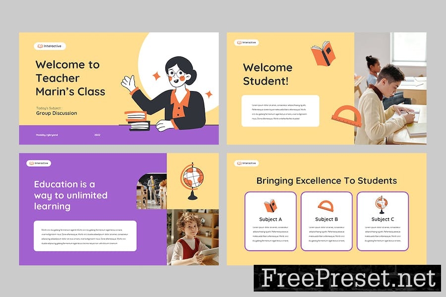 Education Powerpoint Template LWHTDHU